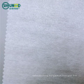 100% Polyester LDPE Coating Chemical Bond  Non Woven Fusible Interfacing Fabric for Garment Embroidery